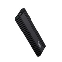 25806 caja para disco duro externo Caja externa para unidad de estado sólido (SSD) Negro