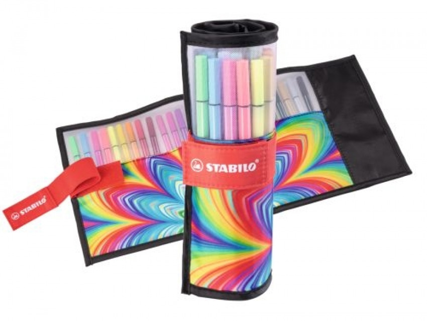 [6825-071-20] Estuche 25 colores rollerset arty stabilo pen 68
