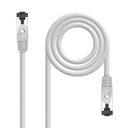 Cable de Red Latiguillo Cat.8.1 2GHz LSZH SSTP AWG26, Gris, 3 m