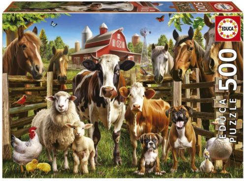 PUZZLE 500 PIEZAS LOS TRAVIESOS DE LA GRANJA