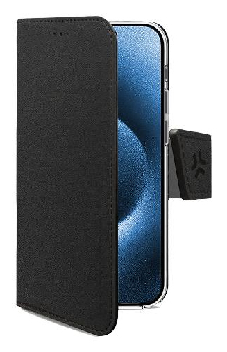 WALLYMAG funda para teléfono móvil 17,5 cm (6.9") Funda cartera Negro