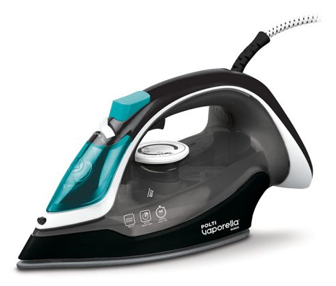 PLEU0277 plancha Plancha vapor-seco Suela de cerámica 2800 W Negro, Azul, Gris, Blanco