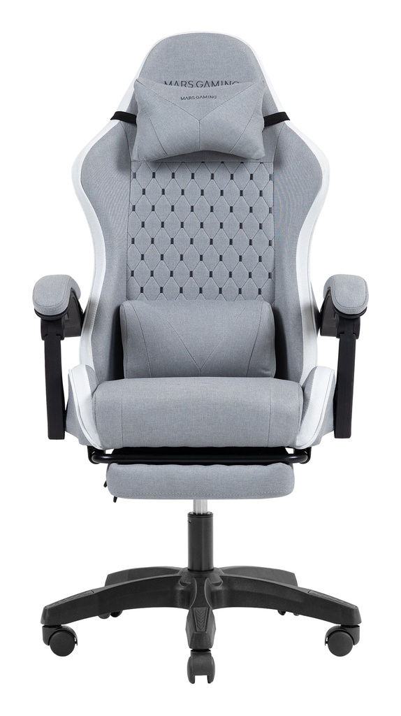 MGCXFSW silla para videojuegos Silla para videojuegos de PC Asiento acolchado Gris, Blanco