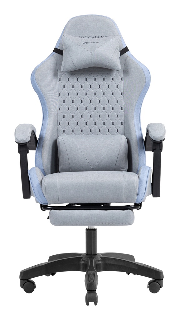 [MGCXFSBL] MGCXFSBL silla para videojuegos Silla para videojuegos de PC Asiento acolchado Azul, Gris