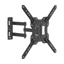 Soporte Eco Giratorio, Inclinable Para Monitor/TV 30kg (3 Pivotes) De 23"-65", Negro