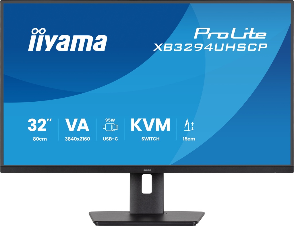 ProLite XB3294UHSCP-B1 pantalla para PC 80 cm (31.5") 3840 x 2160 Pixeles 4K Ultra HD Negro