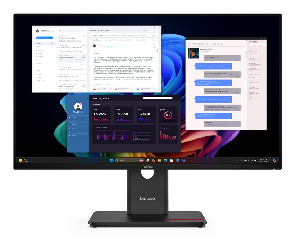 ThinkVision T27UD-40 Monitor