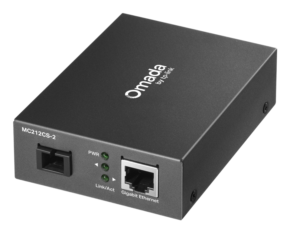 [MC212CS-20] Omada MC212CS-20 convertidor de medio 1000 Mbit/s 1550 nm Monomodo Negro