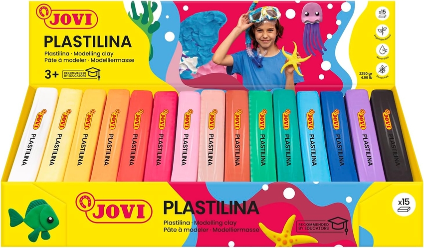 C/15 tacos plastilina mediana surtido jovi