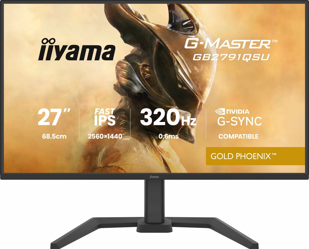G-MASTER GB2791QSU-B1 pantalla para PC 68,6 cm (27") 2560 x 1440 Pixeles Wide Quad HD Negro