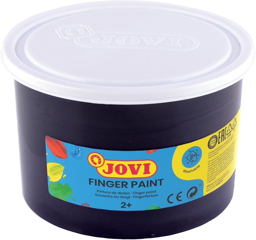 [56130] Bote pintura de dedos 500ml negro