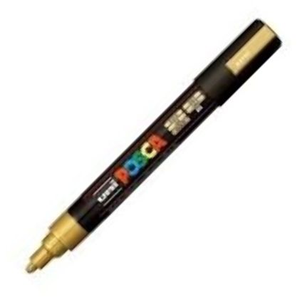 [176446000] marcador uni posca pc-m5 color oro punta 1,8-2,5mm