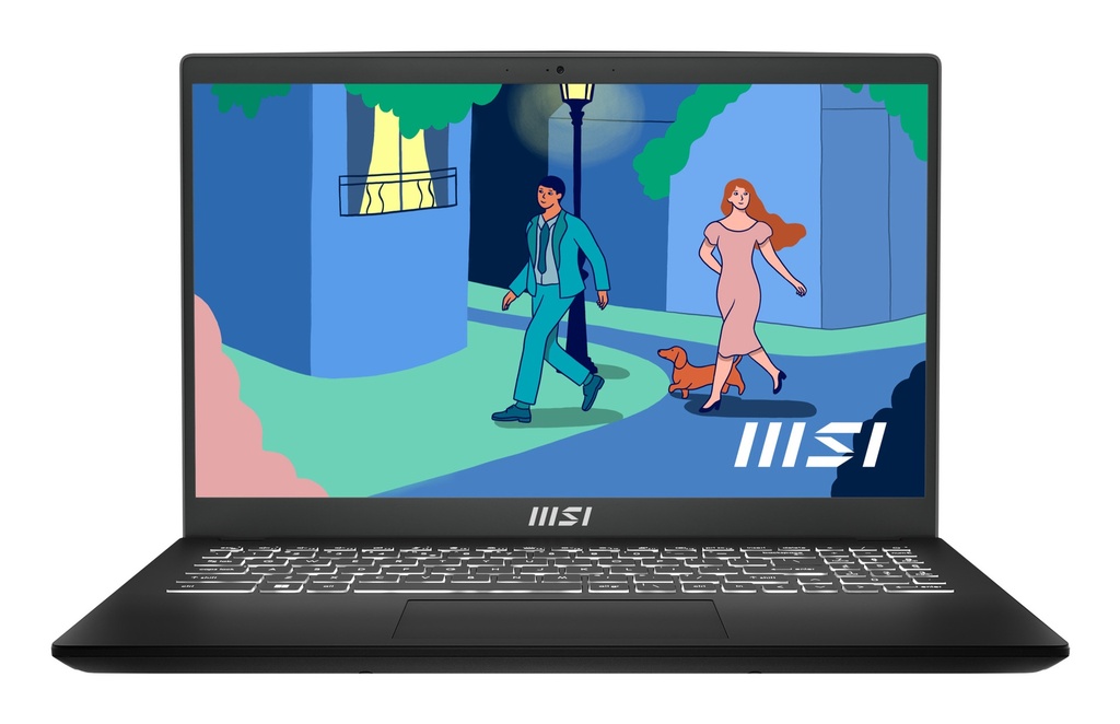Modern 15 B7M-485XES AMD Ryzen 7 7730U Portátil 39,6 cm (15.6") Full HD 16 GB DDR4-SDRAM 1 TB SSD Wi-Fi 6E (802.11ax) FreeDOS Negro