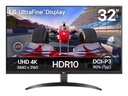 32UR500K-B pantalla para PC 80 cm (31.5") 3840 x 2160 Pixeles 4K Ultra HD LCD Negro