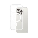 HardCase Transparent w. White MagSafe iPhone 16 Pro funda para teléfono móvil Transparente
