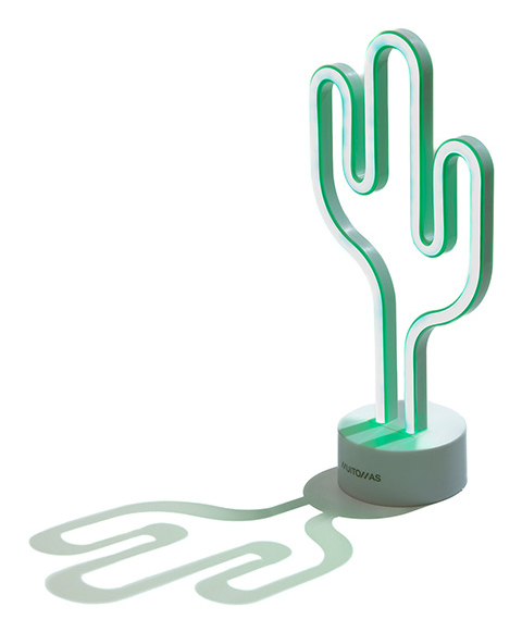 [NEONTCACTUS] NEONTCACTUS lámpara de mesa Bombilla(s) no reemplazable(s) Neon Blanco
