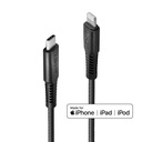 31288 cable de conector Lightning 3 m Negro