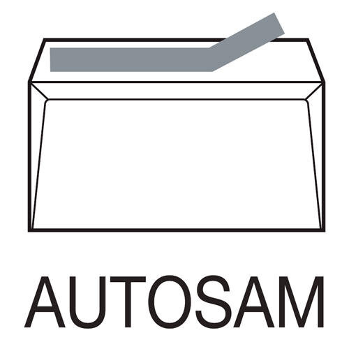 [147554] CAJA 100 BOLSAS RADIOGRAFIA (370X450) OFFSET BLANCO 100 GRS. AUTOSAM AUTOADHESIVO CON TIRA DE SILICONA SAM 147554