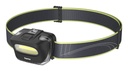HL110 Negro, Azul, Amarillo Linterna con cinta para cabeza COB LED