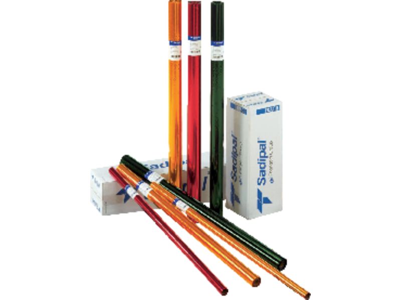 [12507] Rollo 25 hojas microperforadas papel celofan naranja 0.50x16.25 m