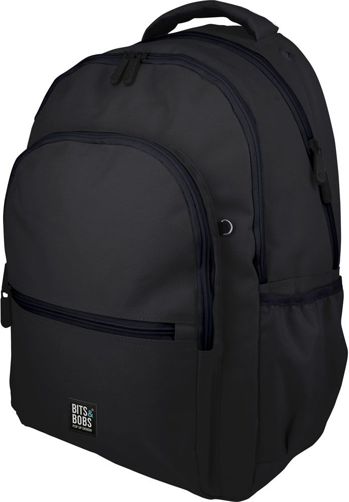 MOCHILA ROOMY B&amp;B NEGRA 33x46x22,5cm