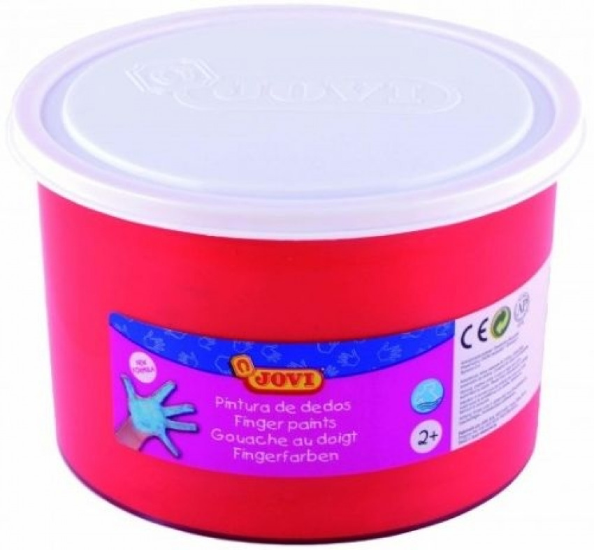 [56107] Bote pintura de dedos 500ml bermellon