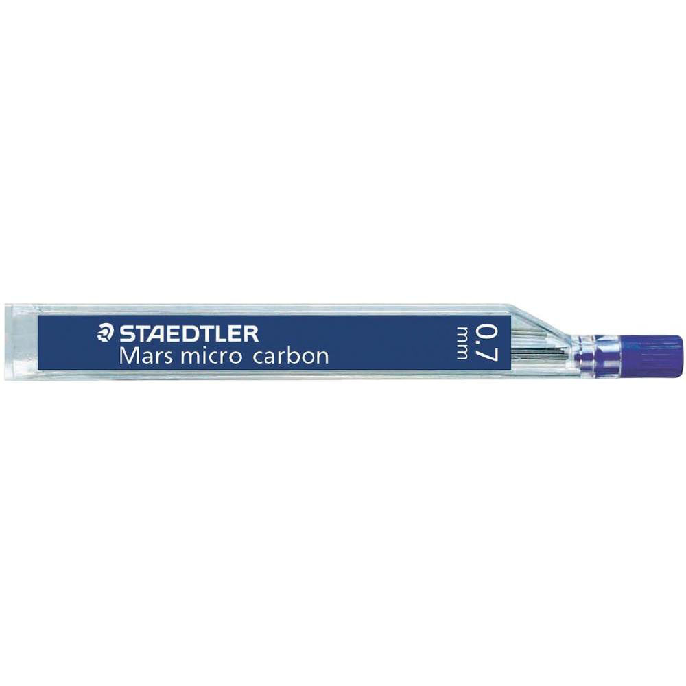 [250 07-2B] C/12 TUBOS MINAS 0,7MM 2B MARS MICRO CARBON STAEDTLER