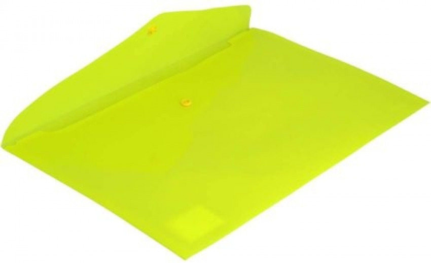 PAQ/12 CARPETA SOBRE Fº CIERRE BROCHE PP AMARILLO FLUOR GRA